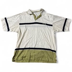 Green Bay Packers White and Green Polo Shirt